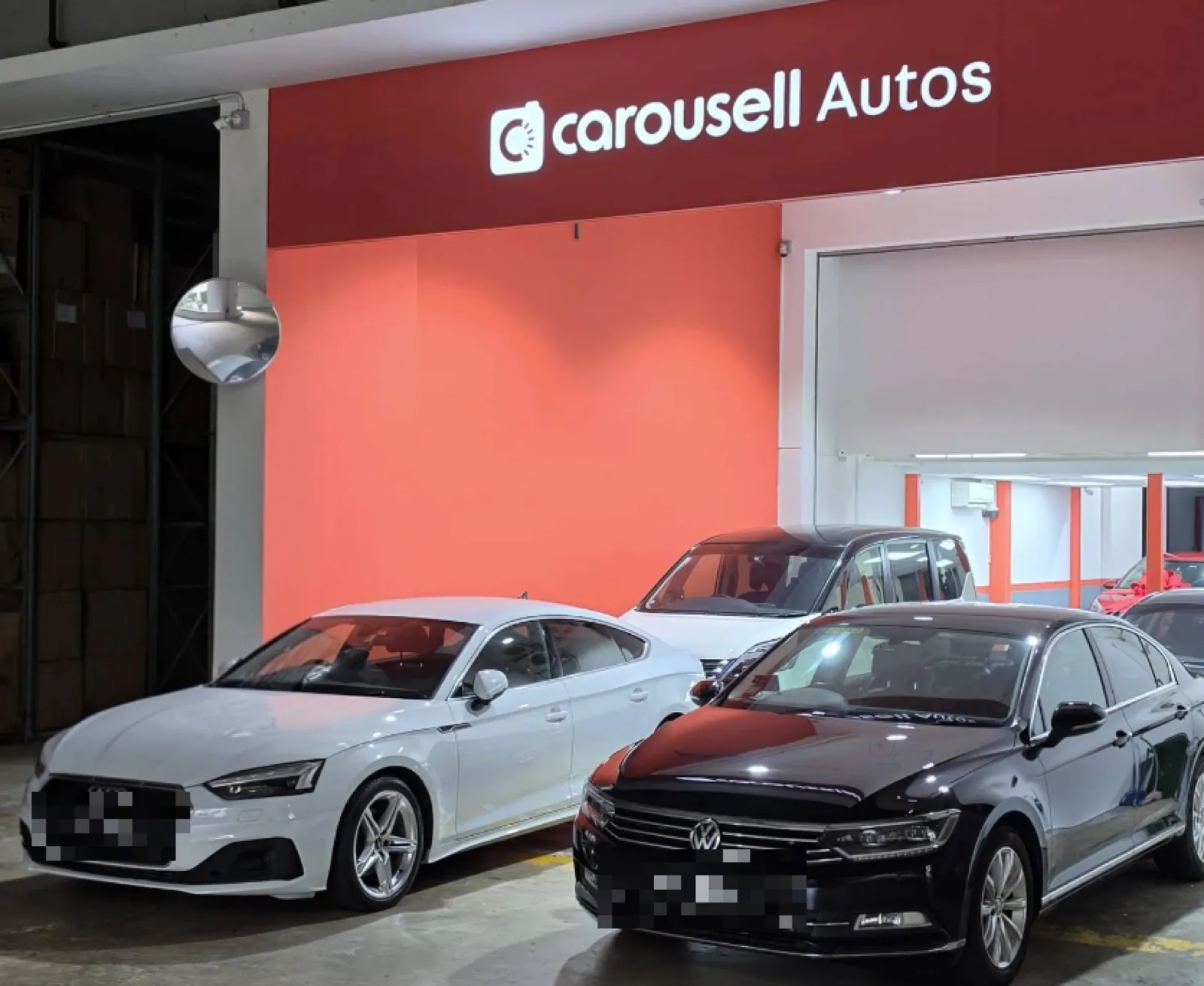 The Carousell Cars showroom